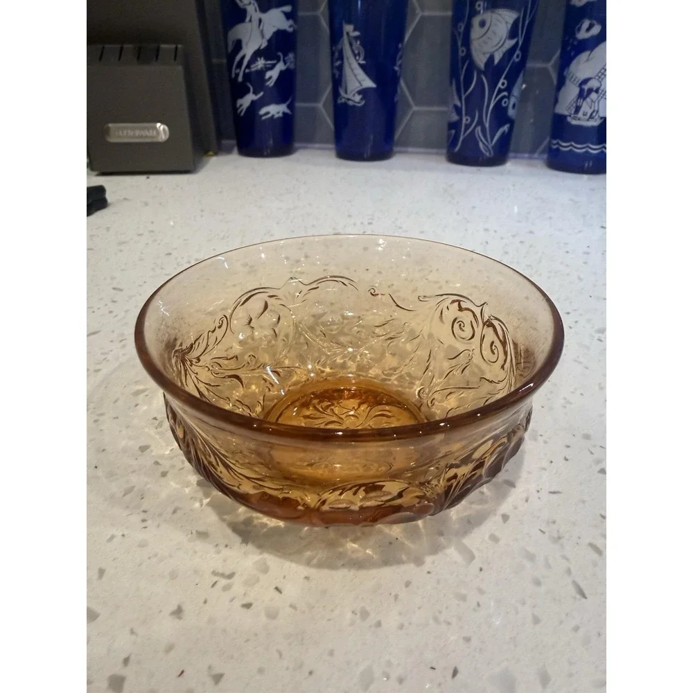 McKee Rock Crystal Amber 4 3/4